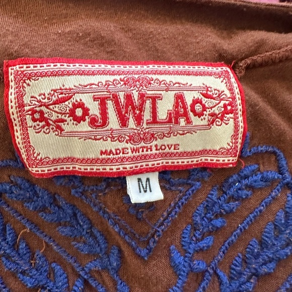 JWLA Johnny Was Women’s Brown Western Embroidered Dress - Picture 3 of 8